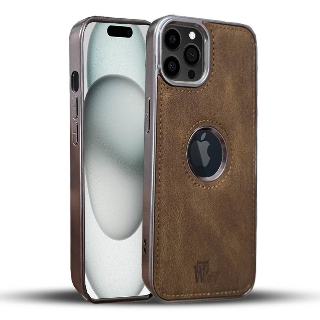 Premium Leather Mobile Back Case Cover - Guleel