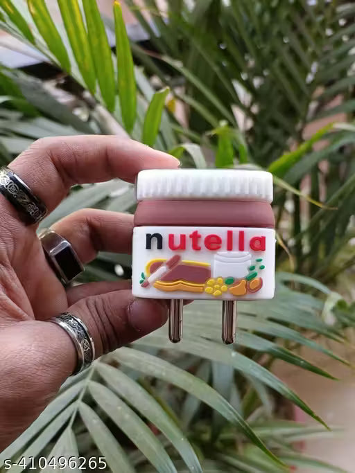Samsung Cartoon Charger Case Cover for 25W Chargers-Nutella( With Wire Cover )