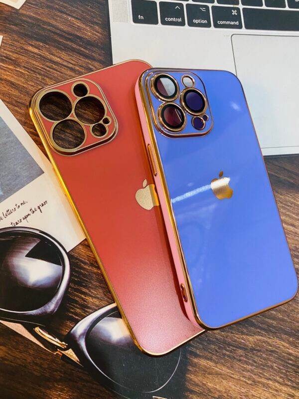 iPhone 13 Pro Camera Lens Logo Silicon Case - Lavender - Guleel