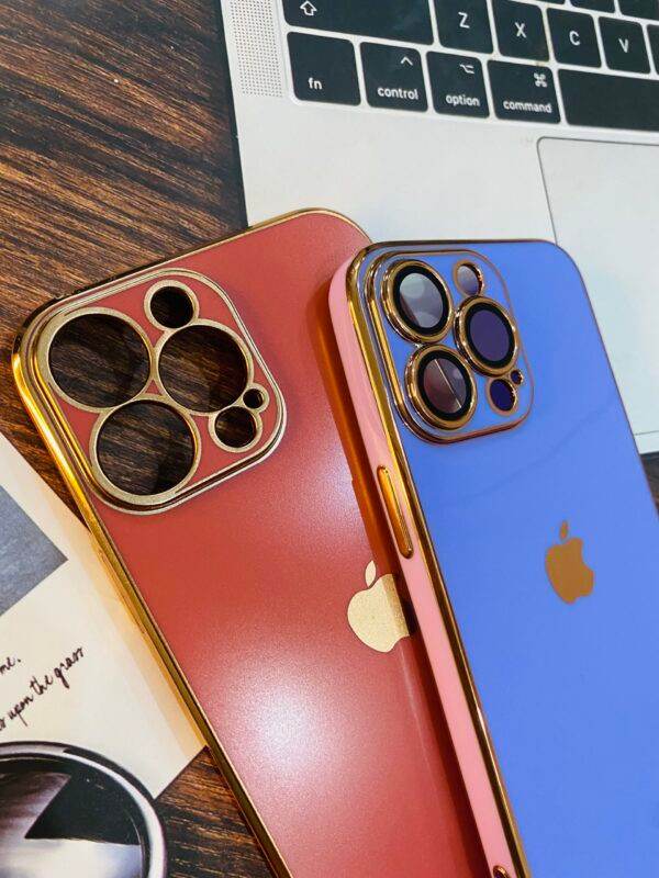 iPhone 13 Pro Camera Lens Logo Silicon Case - Lavender - Guleel