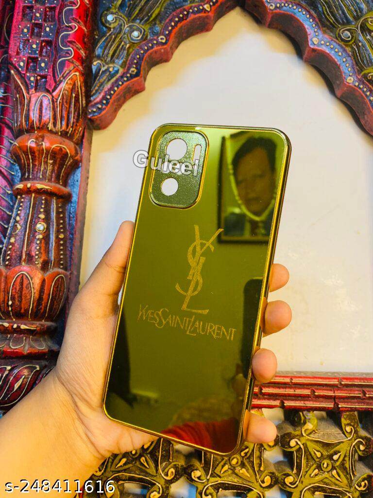 Redmi Note 10/10s Premium Gold Plated Back Case Cover - Yes Saint Laurent - Guleel