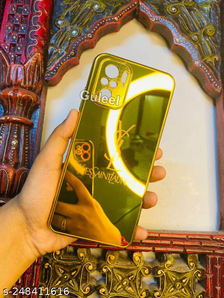 Redmi Note 10/10s Premium Gold Plated Back Case Cover - Yes Saint Laurent - Guleel