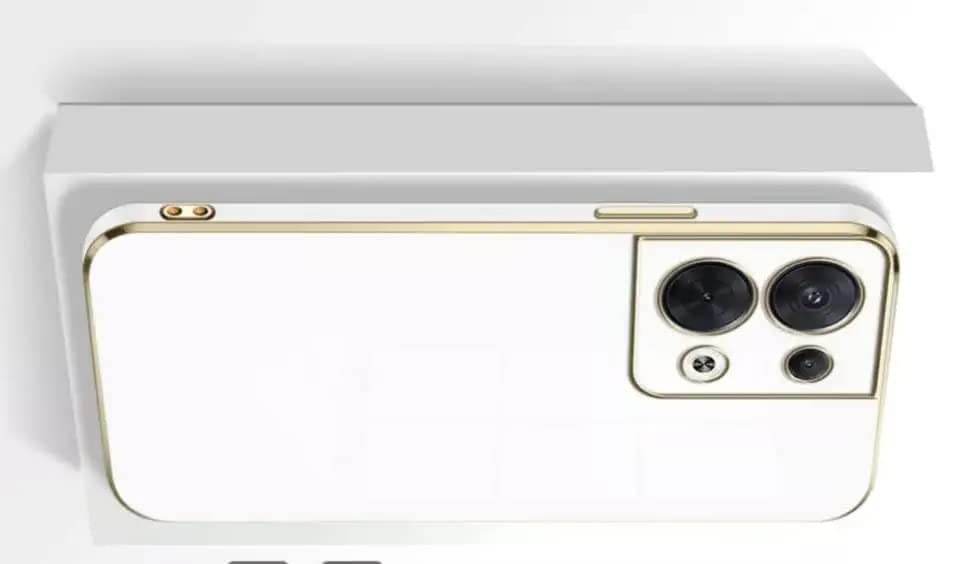 Oppo Reno 8 Pro 5G Premium Silicon Case Cover- White - Guleel