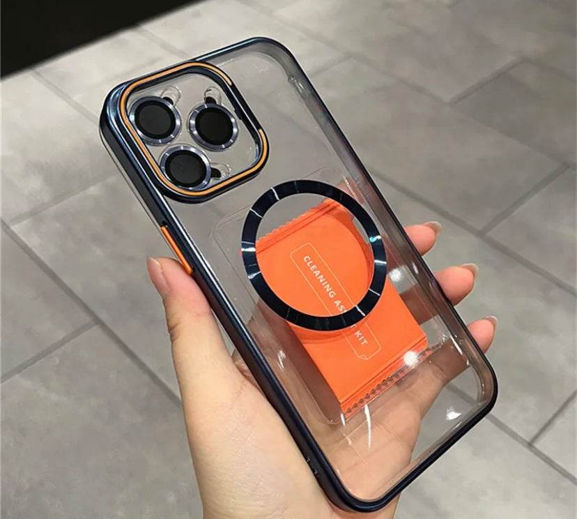 Premium Magsafe Transparent Shockproof Protection Case with FREE Lens - Guleel