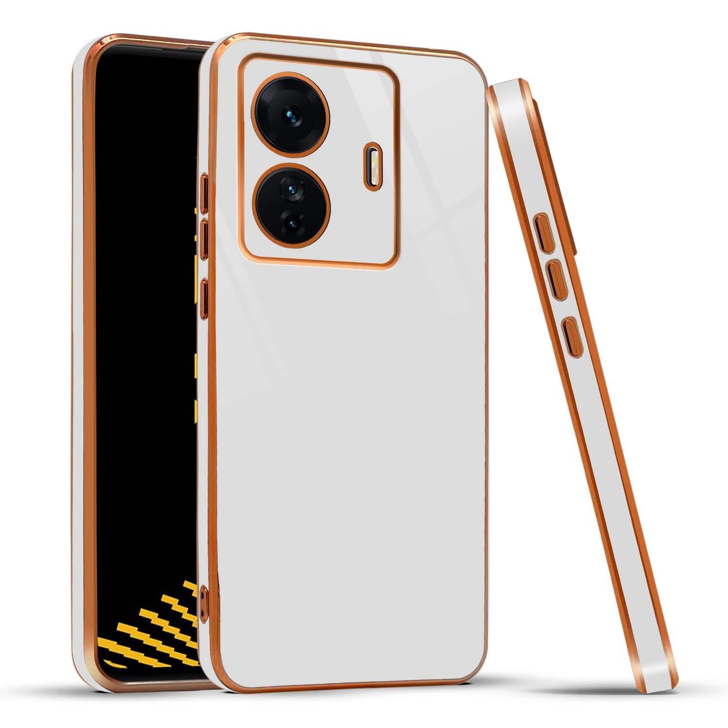 Premium Silicon Case Cover- White - Guleel