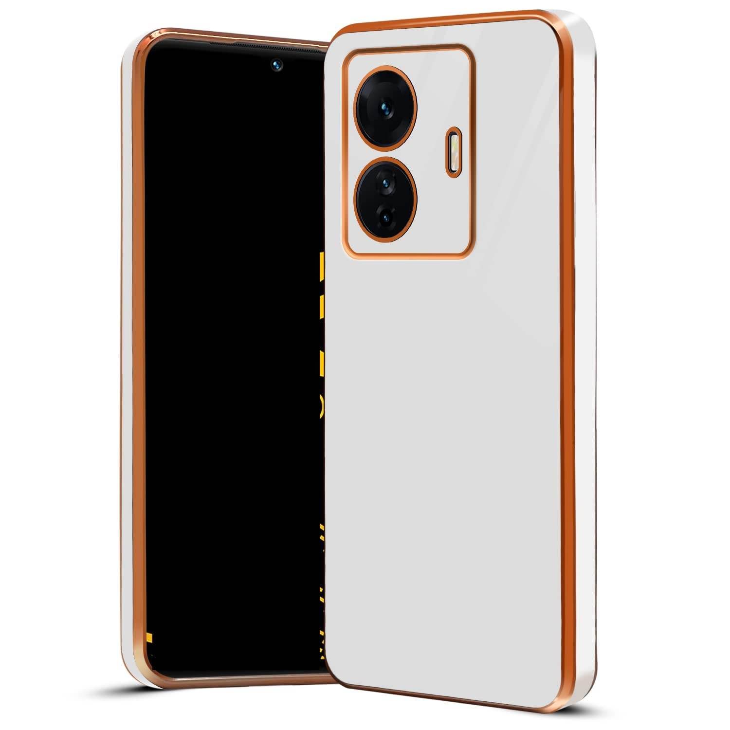Premium Silicon Case Cover- White - Guleel