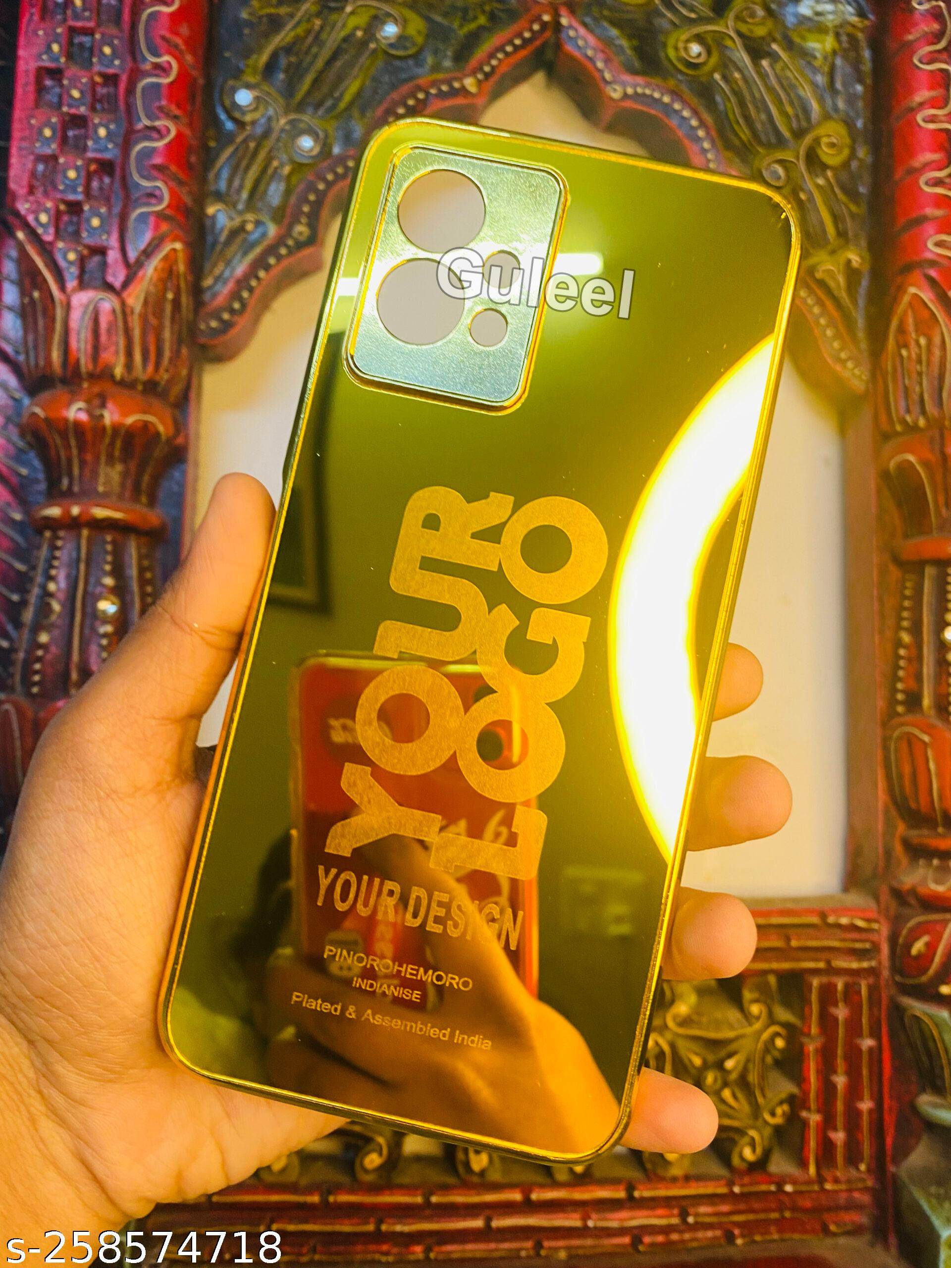 Premium Gold Plated Back Case Cover - Your Logo - Guleel