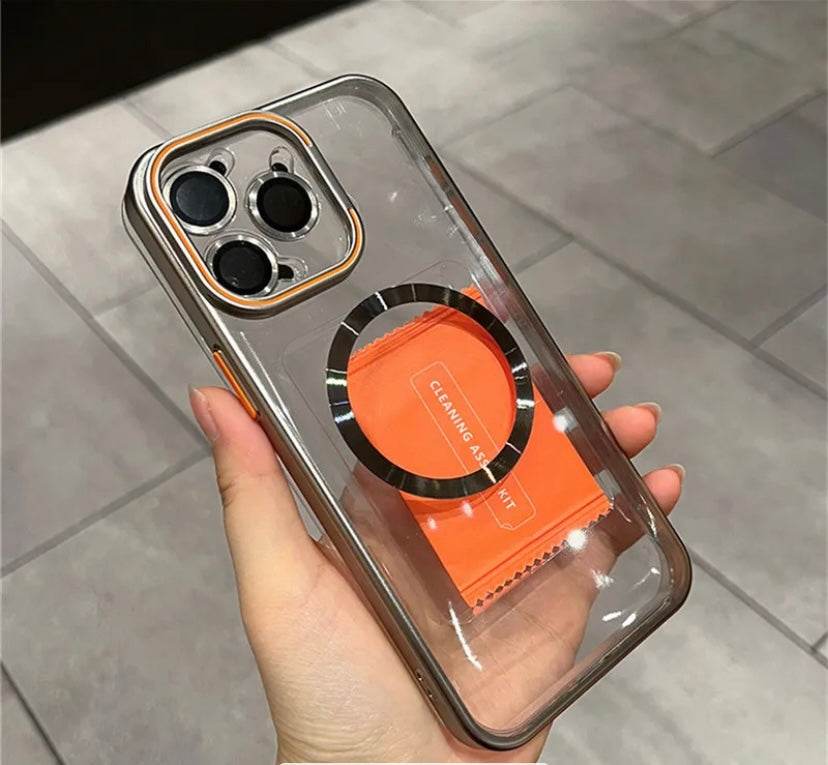 Premium Magsafe Transparent Shockproof Protection Case with FREE Lens - Guleel