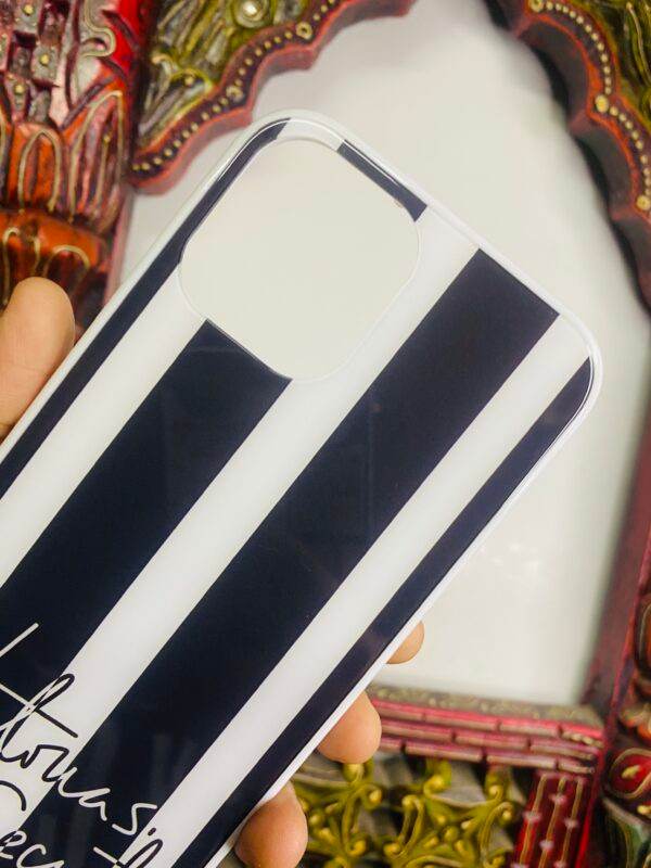 iPhone 12 Pro Max Premium Glass Finish Case - Victoria Secret Black - Guleel