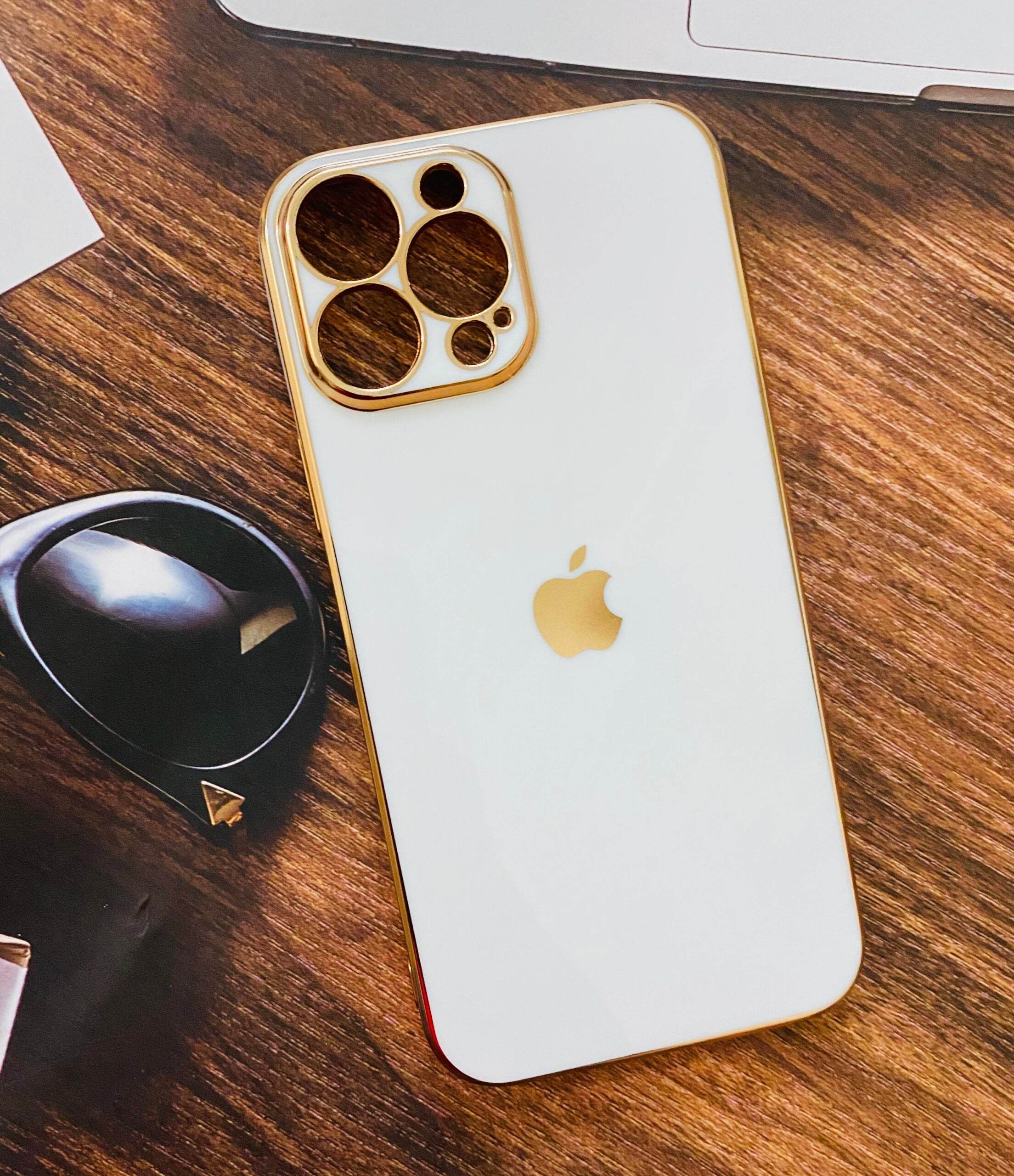 iPhone 11 Pro Premium Camera Protection Silicon Case - White - Guleel