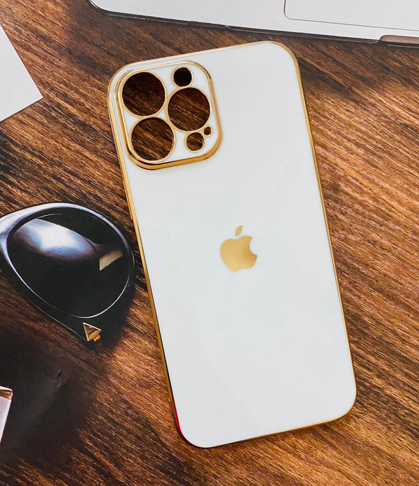 iPhone 11 Pro Premium Camera Protection Silicon Case - White - Guleel