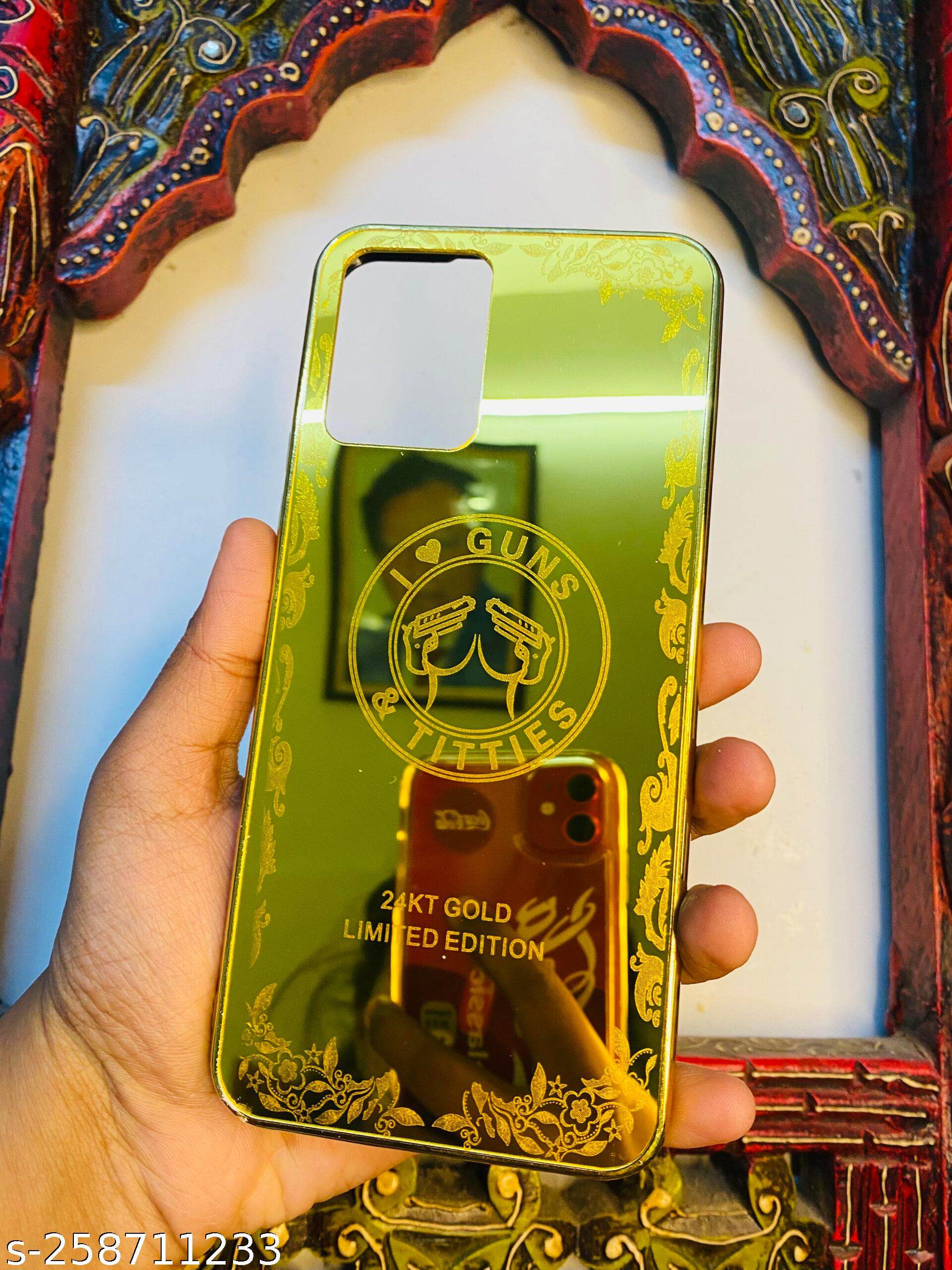 Gold Plated Back Case Cover - Guns - Guleel