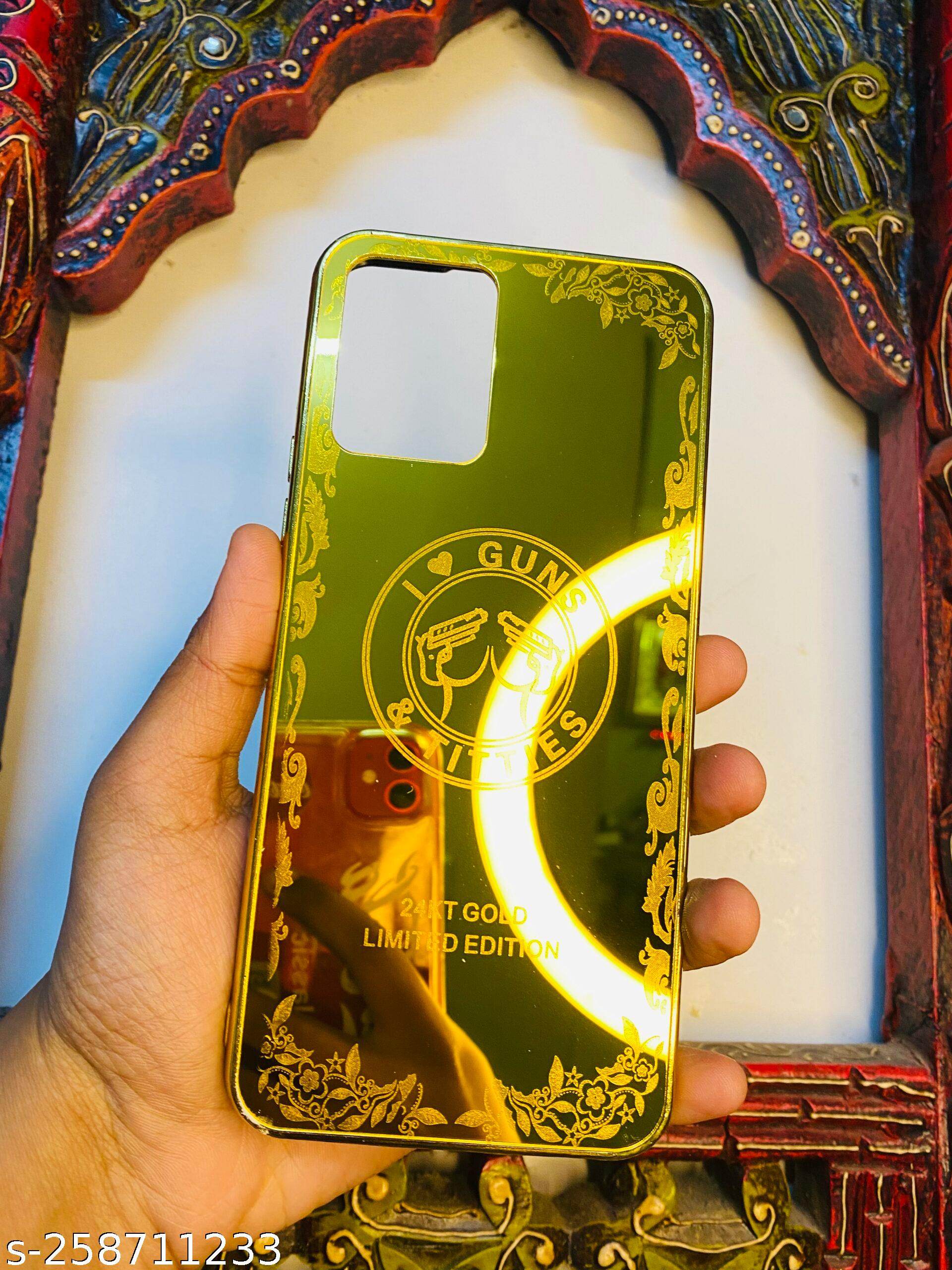 Gold Plated Back Case Cover - Guns - Guleel