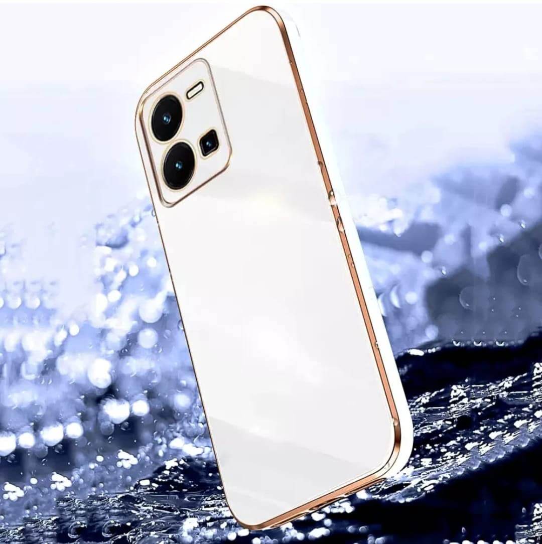 Vivo Y35 Premium Silicon Case Cover - White - Guleel