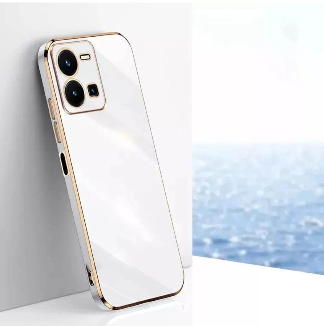 Vivo Y35 Premium Silicon Case Cover - White - Guleel