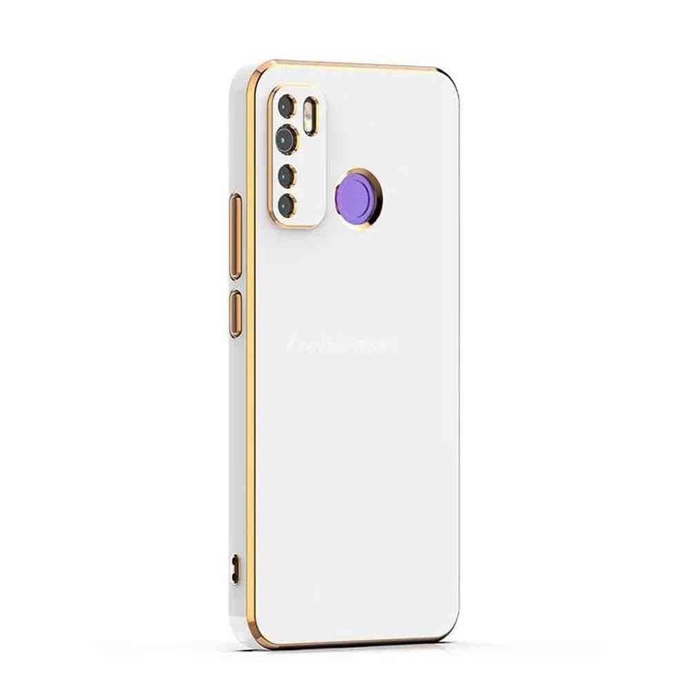 Premium Silicon Case Cover- White - Guleel