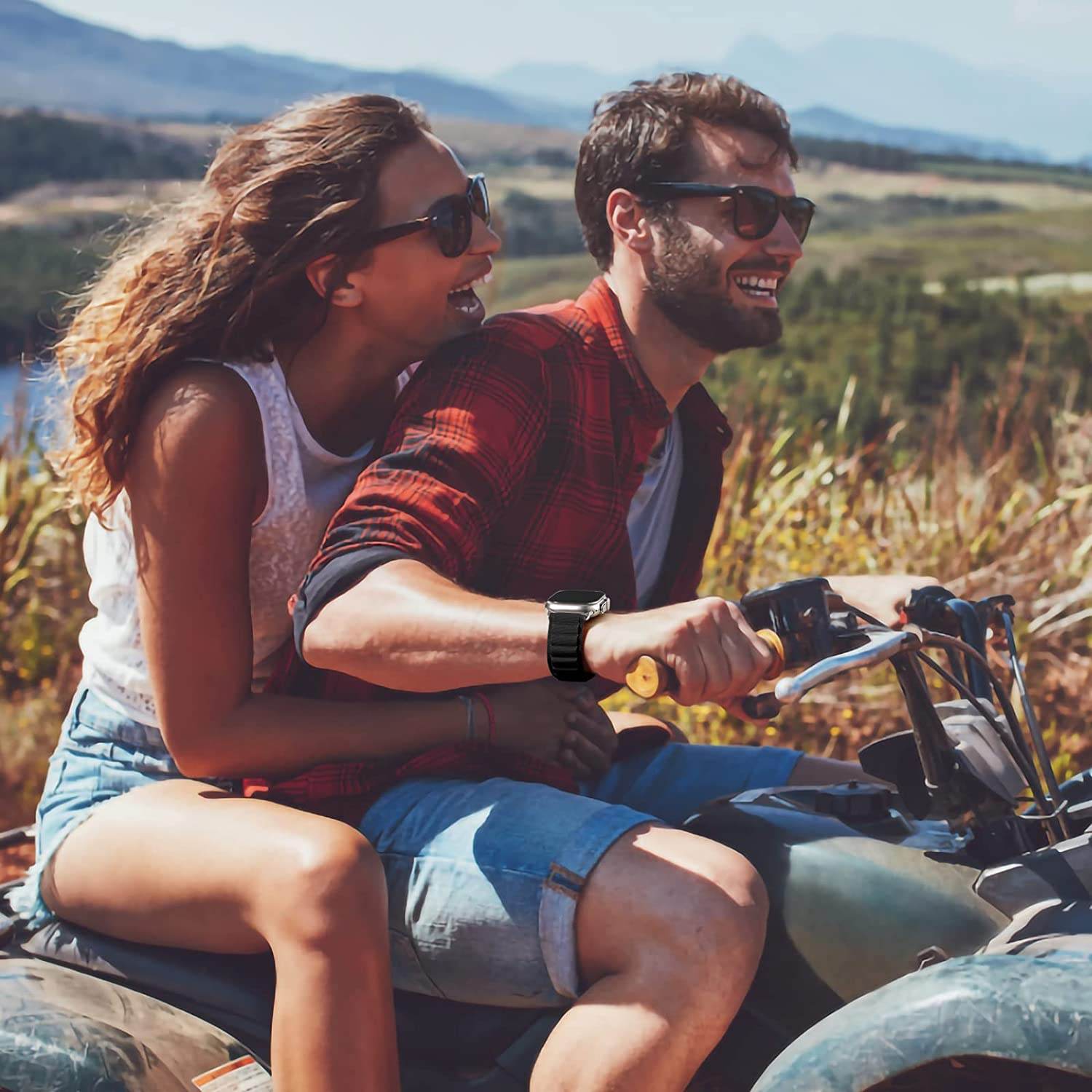 Alpine Loop Compatible with Apple Watch Straps 41mm 40mm 38mm Nylon Textile Woven Loop with Metal G‑Hook Sport Band for iWatch Ultra Series 8 7 6 5 4 3 2 1 SE - Guleel