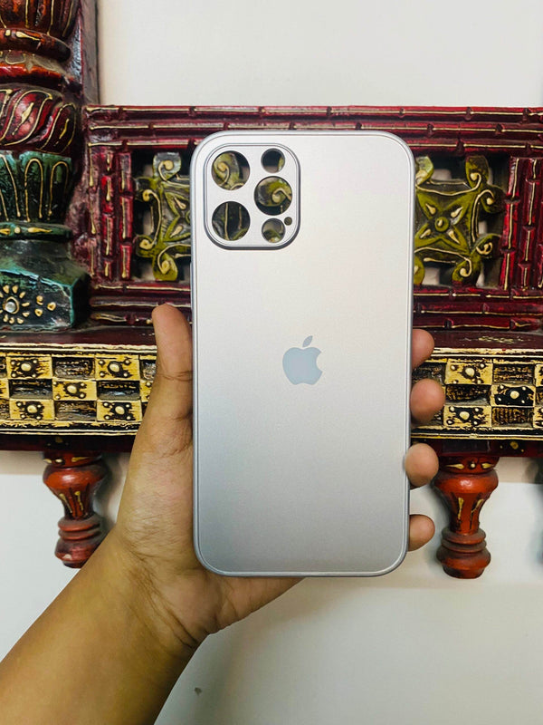 iPhone 12 Pro Premium Shockproof Scratch Proof Case – Silver - Guleel