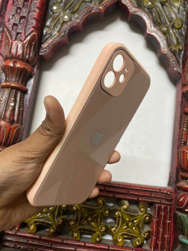 iPhone 12 Premium Shockproof Glass Case – Gold - Guleel