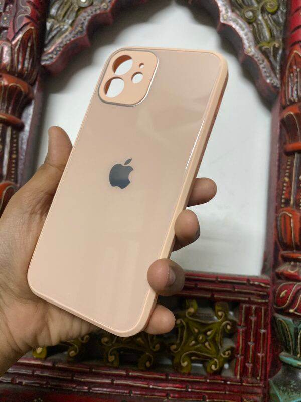 iPhone 12 Premium Shockproof Glass Case – Gold - Guleel