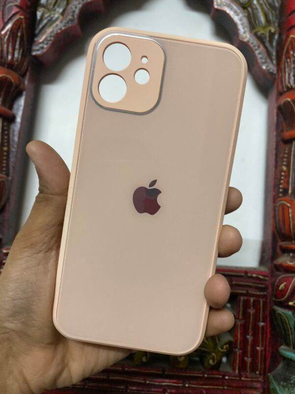 iPhone 12 Premium Shockproof Glass Case – Gold - Guleel