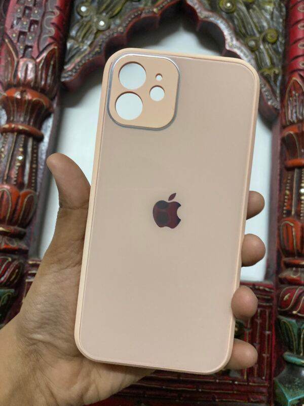 iPhone 12 Premium Shockproof Glass Case – Gold - Guleel