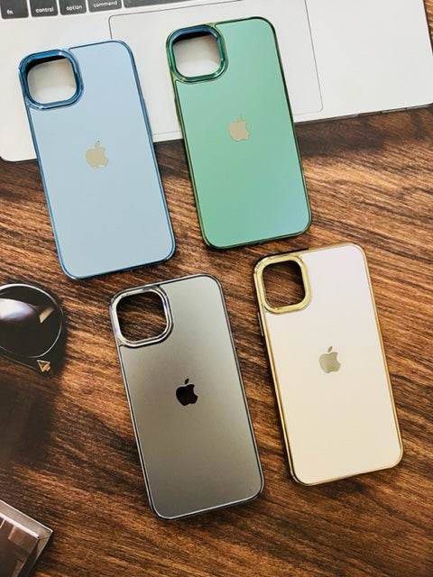 iPhone 12 Pro Max Premium Shockproof Scratch Proof Cover- Silver - Guleel