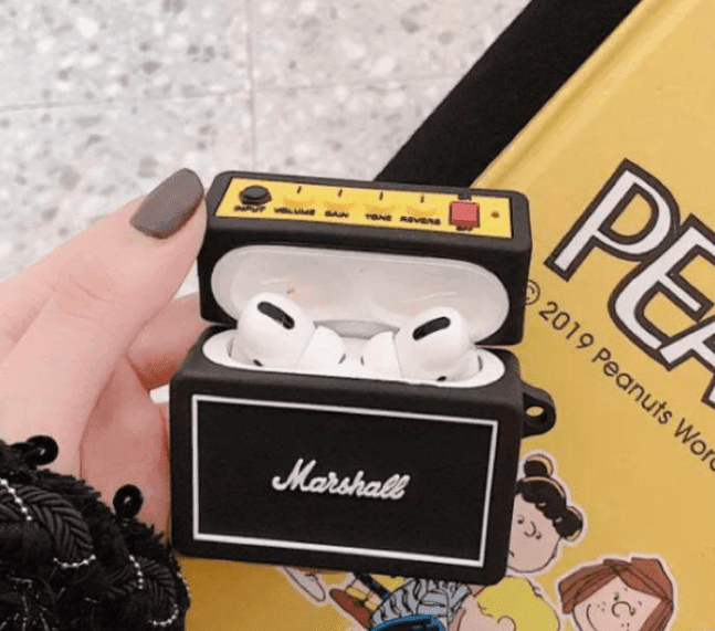 Airpod's 1 Trendy Marshall Airpod's Silicone Case ( Airpods not Included ) - Guleel
