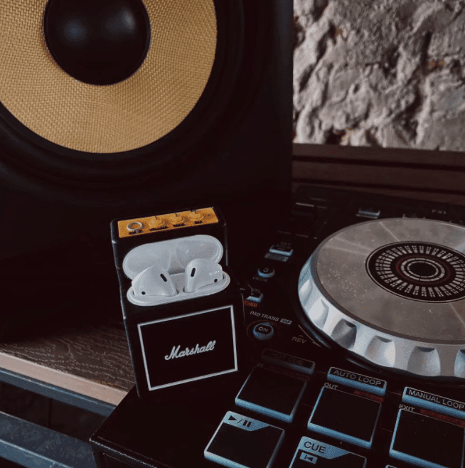 Airpod's 1 Trendy Marshall Airpod's Silicone Case ( Airpods not Included ) - Guleel