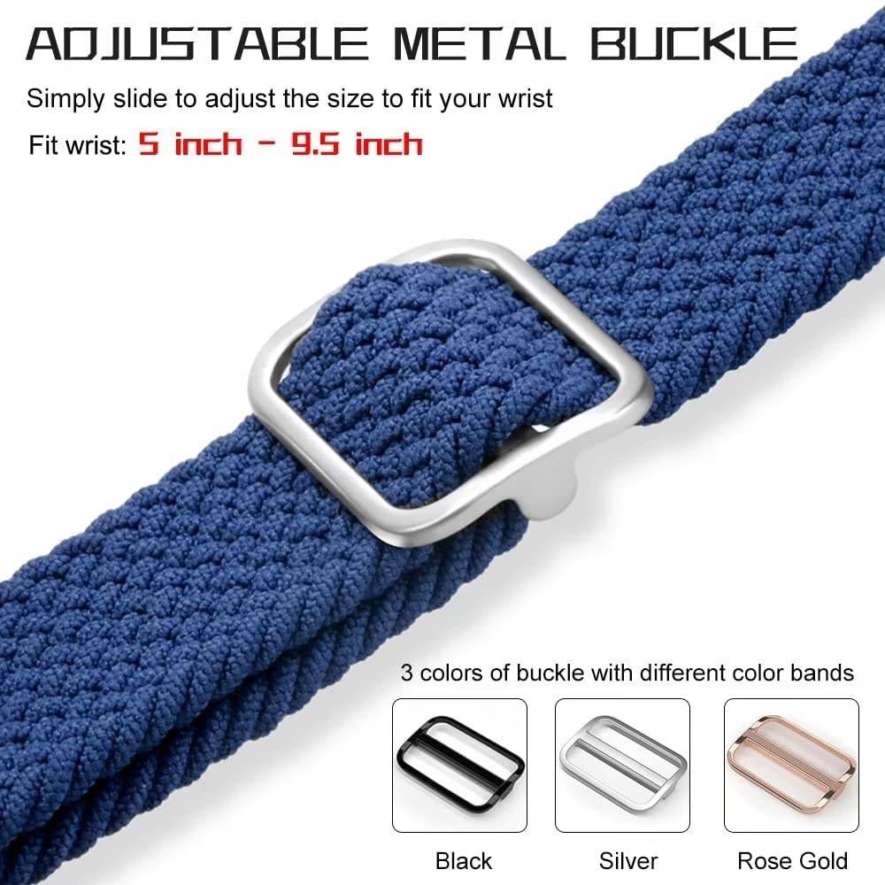 Apple Watch Straps 49mm 45mm 44mm 42mm, Solo Loop Braided Nylon Sport Band for iWatch Series Ultra 8 7 6 5 4 3 2 1 SE - Guleel
