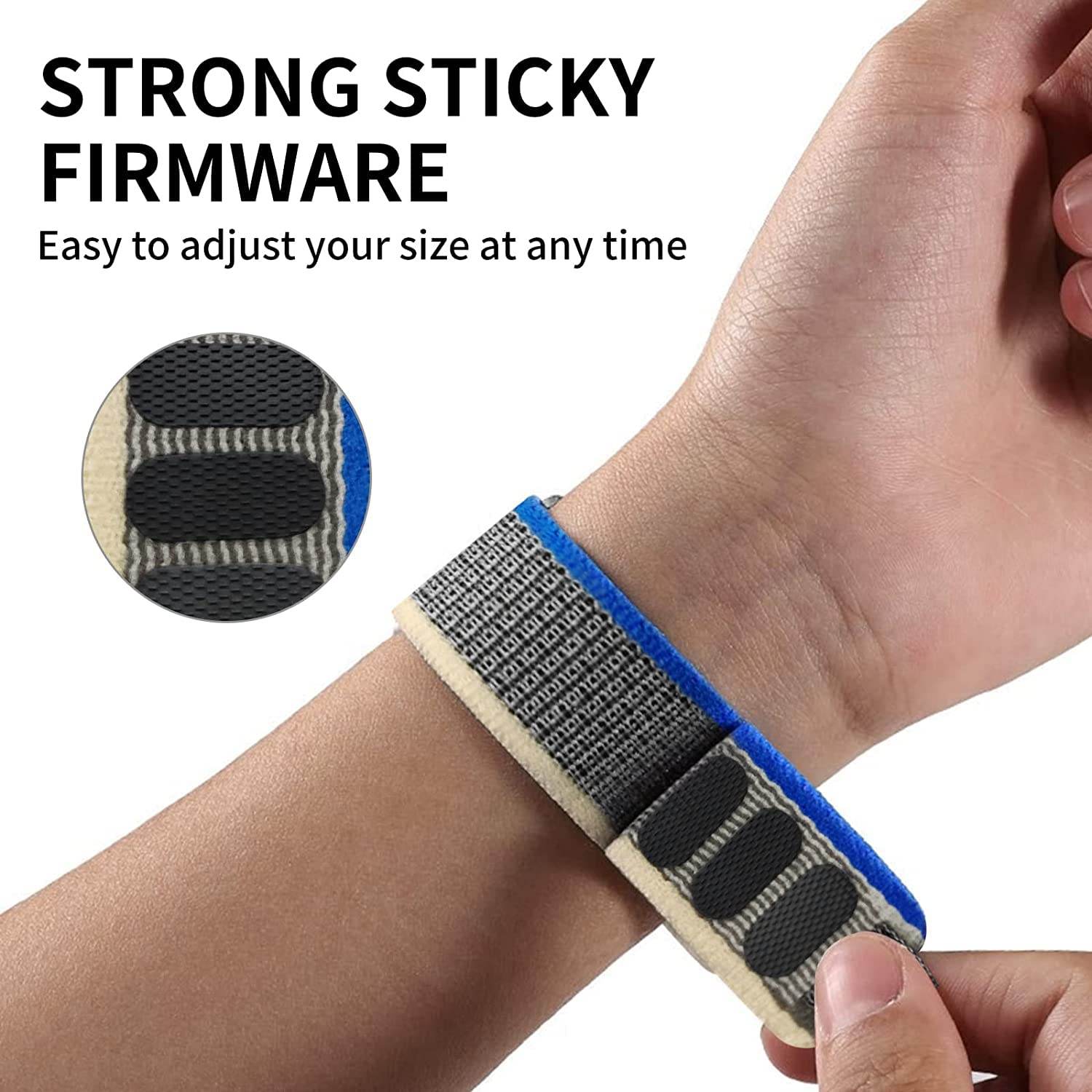 Trail Loop Band Compatible for Apple Watch Ultra Band 49mm 45mm 44mm 42mm, Nylon Sport Loop Men Women Adjustable Pull Tab Strap for iWatch Ultra (Grey Blue) - Guleel