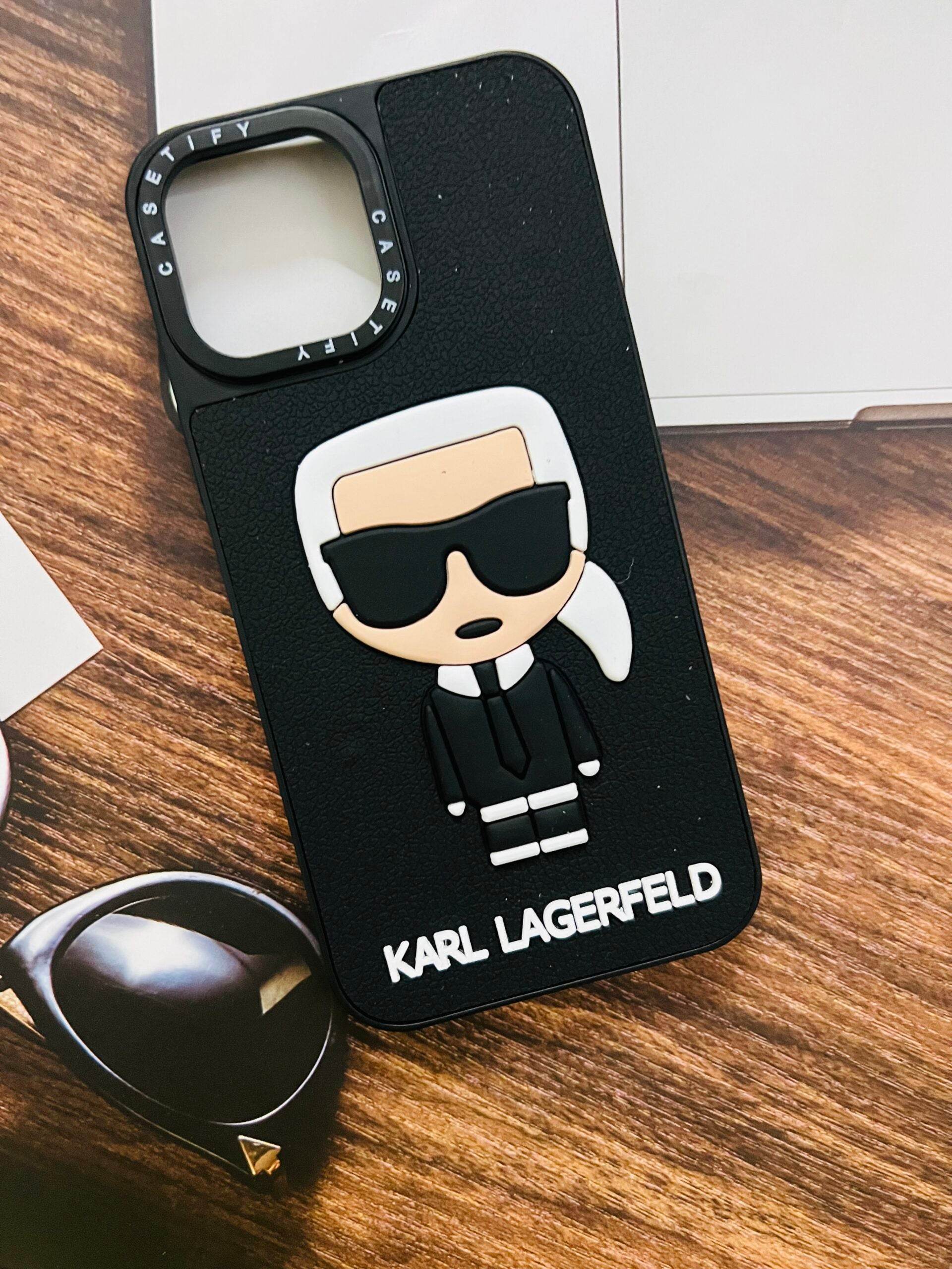 iPhone 13 Premium Karl Lagerfeld Case - Black Suit - Guleel