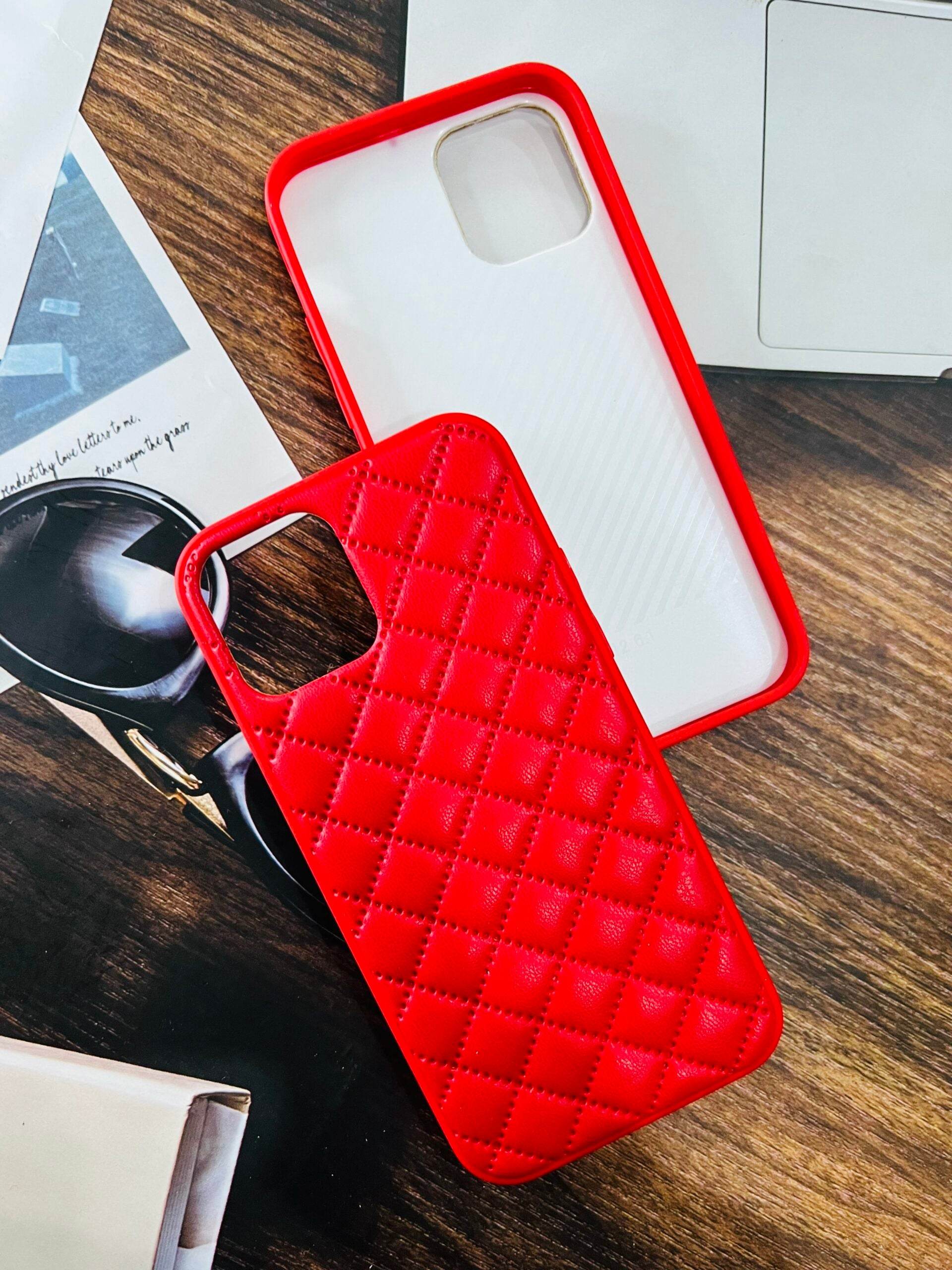 iPhone 12 / 12 Pro Cushion Silicone Protective Case – Red - Guleel