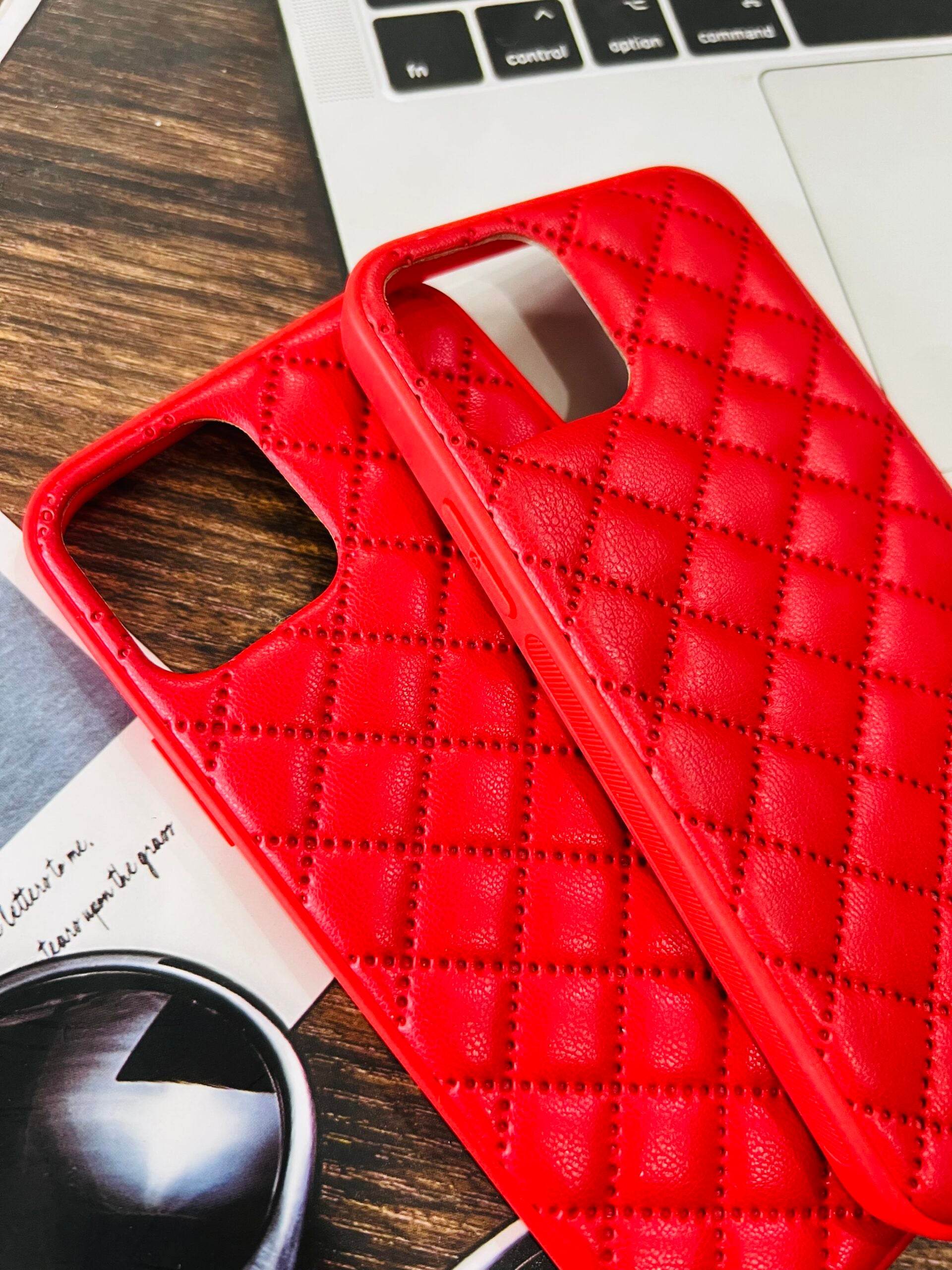 iPhone 12 / 12 Pro Cushion Silicone Protective Case – Red - Guleel