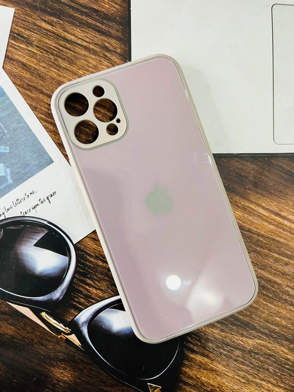 iPhone 12 Pro Premium Glass Finish Case – Purple - Guleel