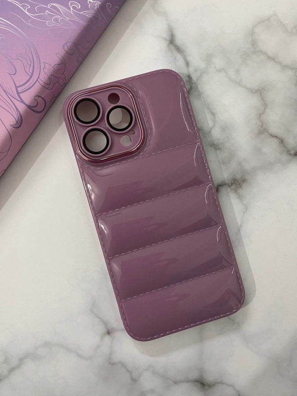iPhone 12 Pro Max Premium Cushion Glossy Back Cover – Rose Gold - Guleel