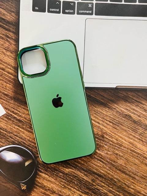 iPhone 12 Pro Max Premium Shockproof Scratch Proof Cover- Green - Guleel