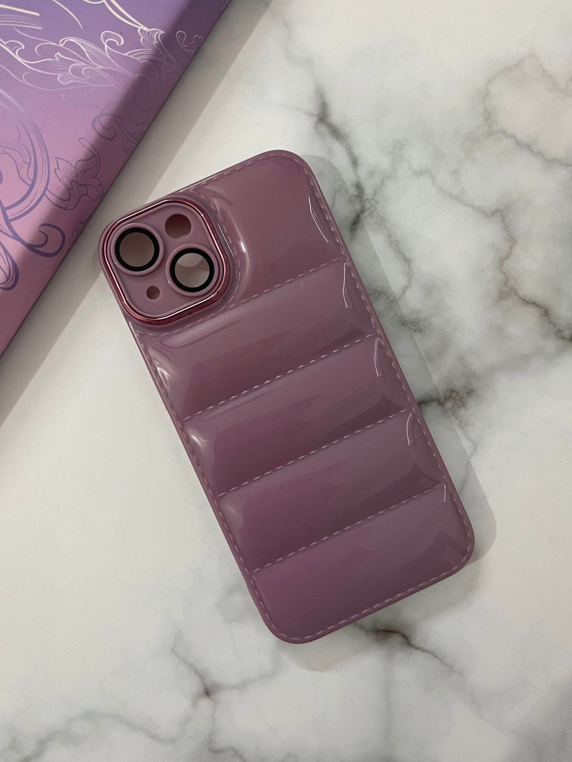 iPhone 13 Premium Cushion Glossy Back Cover – Rose Gold - Guleel